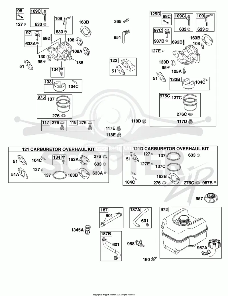 Carburetor, Fuel Supply