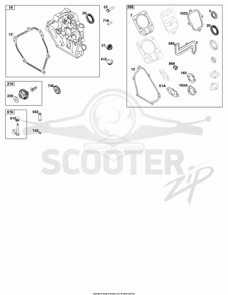 Crankcase Cover, Sump and Lubrication Group