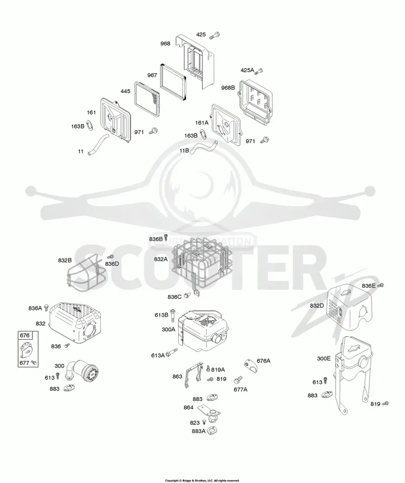 Air Cleaner, Exhaust System