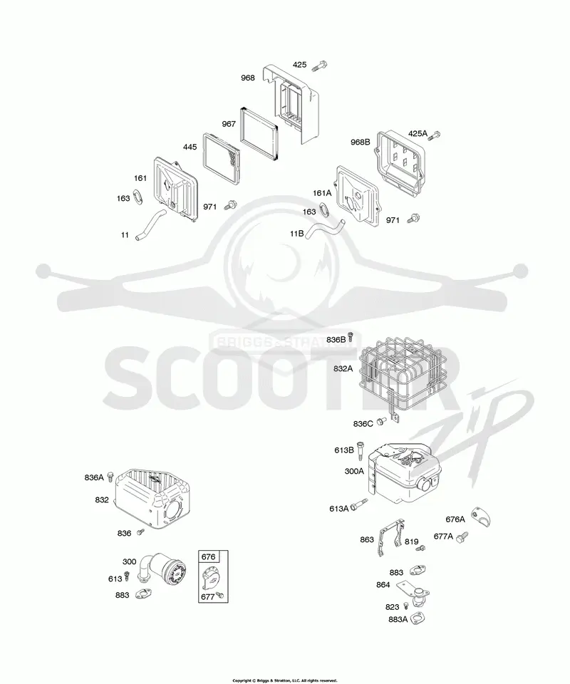 Air Cleaner, Exhaust System