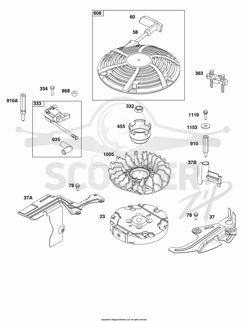 Flywheel, Ignition, and Starter Group