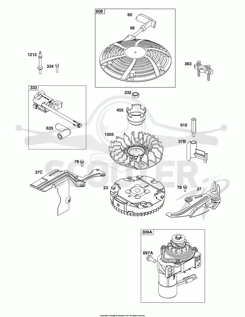 Flywheel, Ignition, and Starter Group