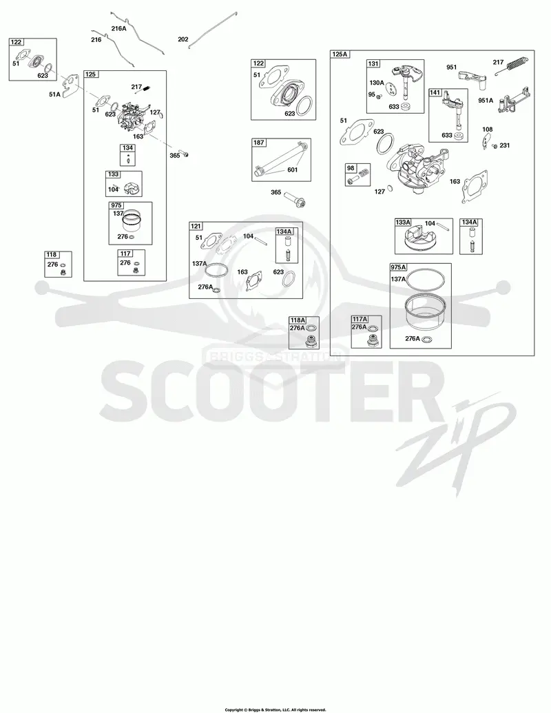 Carburetor, Carburetor Overhaul Kit