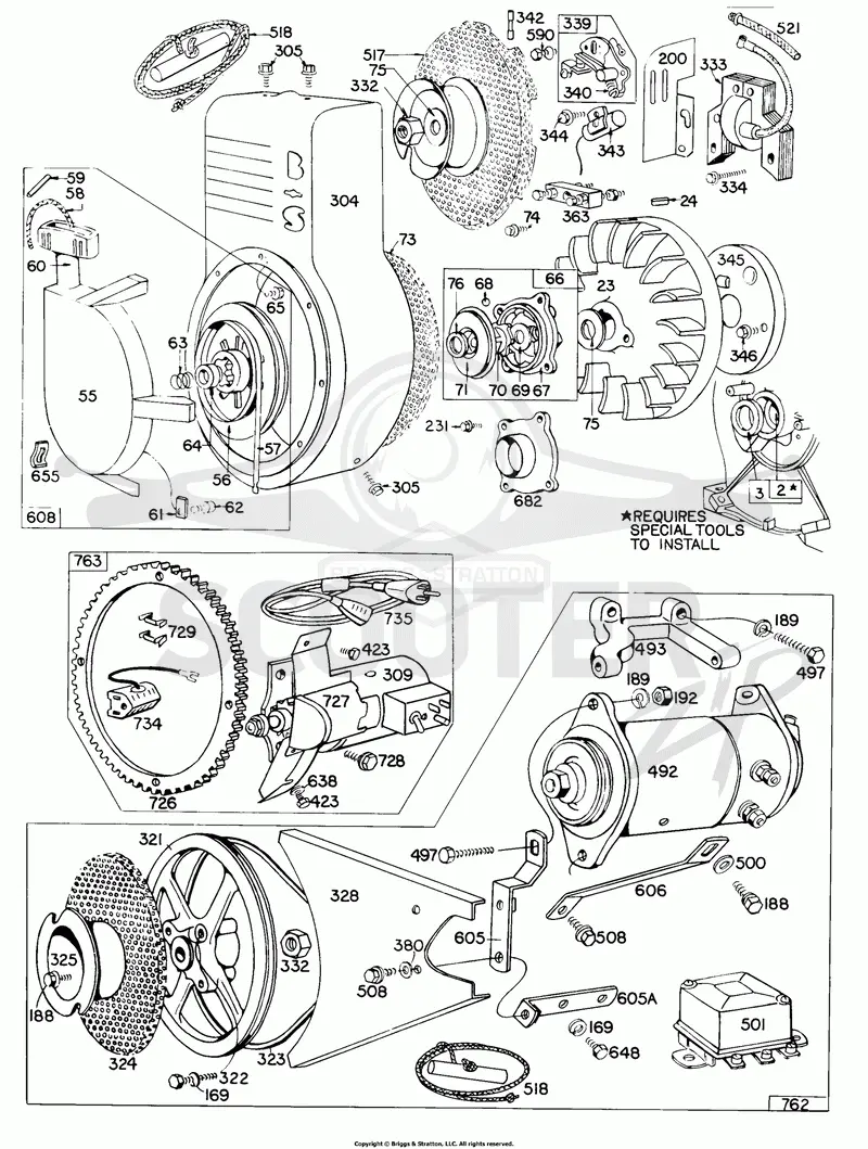 Electric Starter, Rewinds
