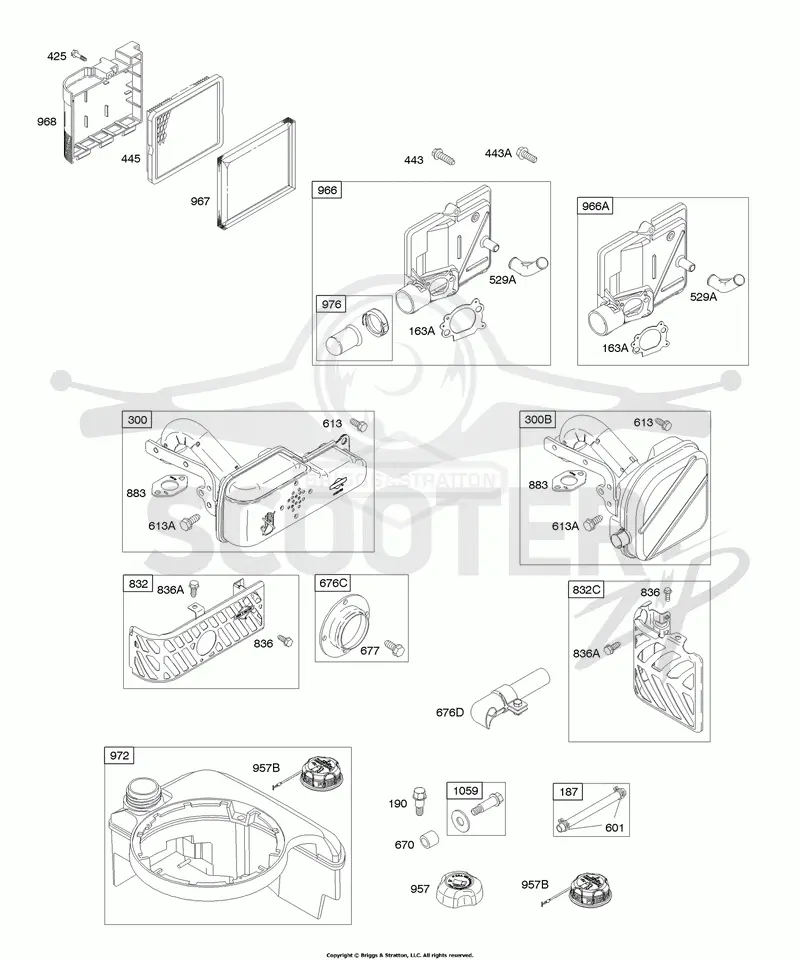Air Cleaner, Exhaust System, Fuel Supply