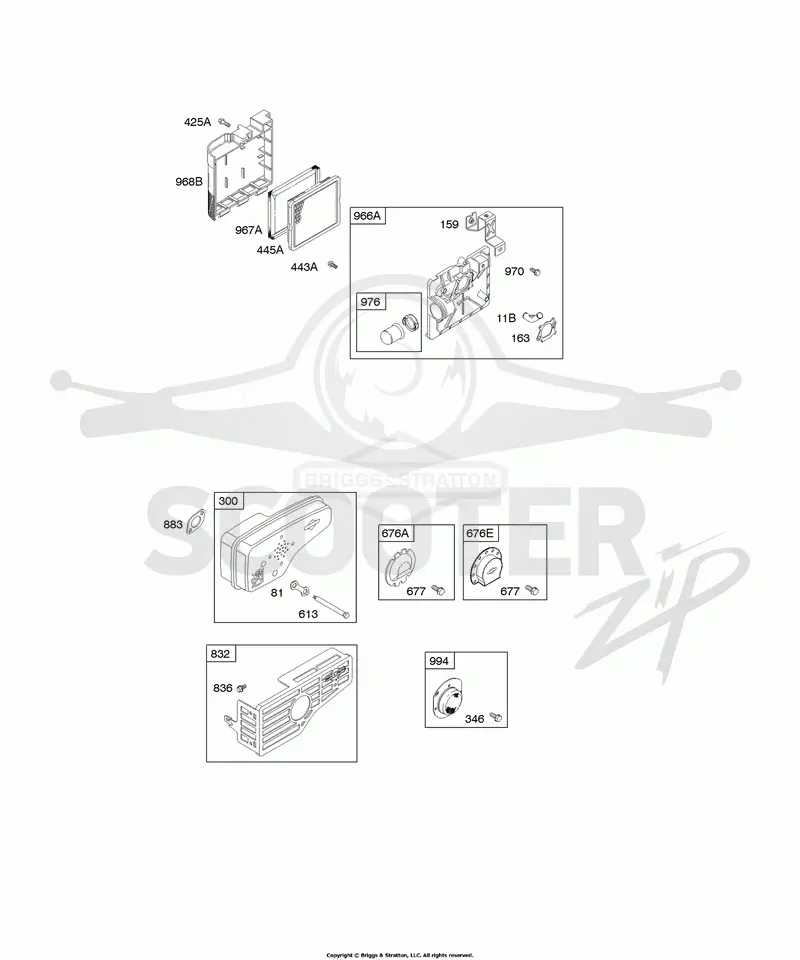 Air Cleaner, Exhaust System