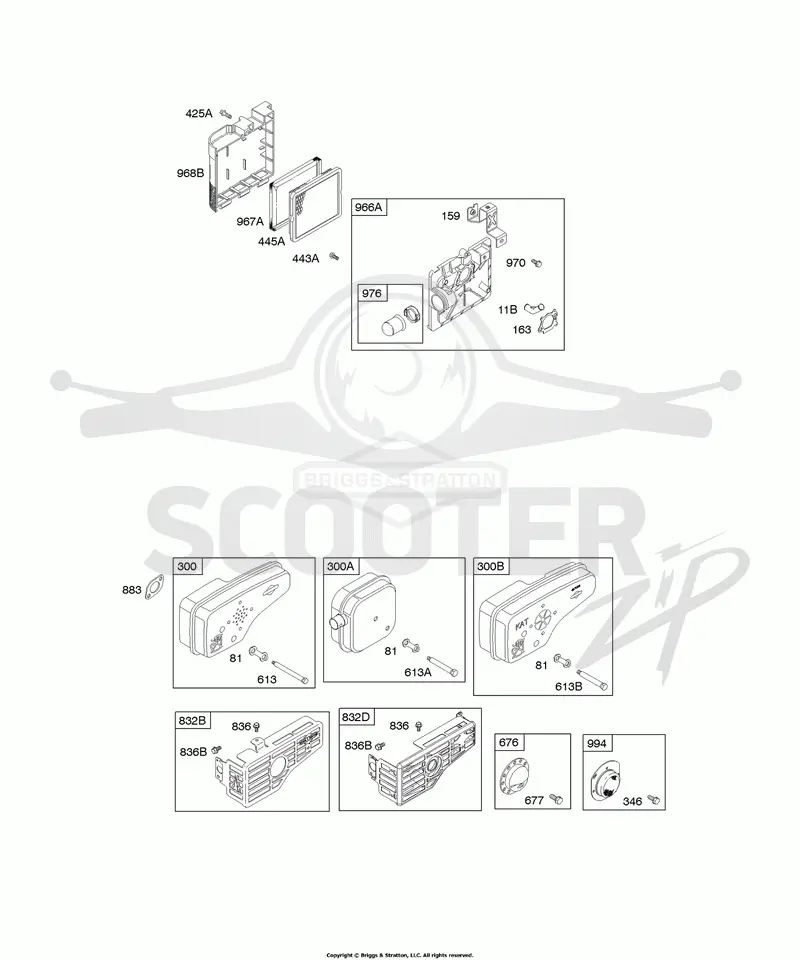 Air Cleaner, Exhaust System