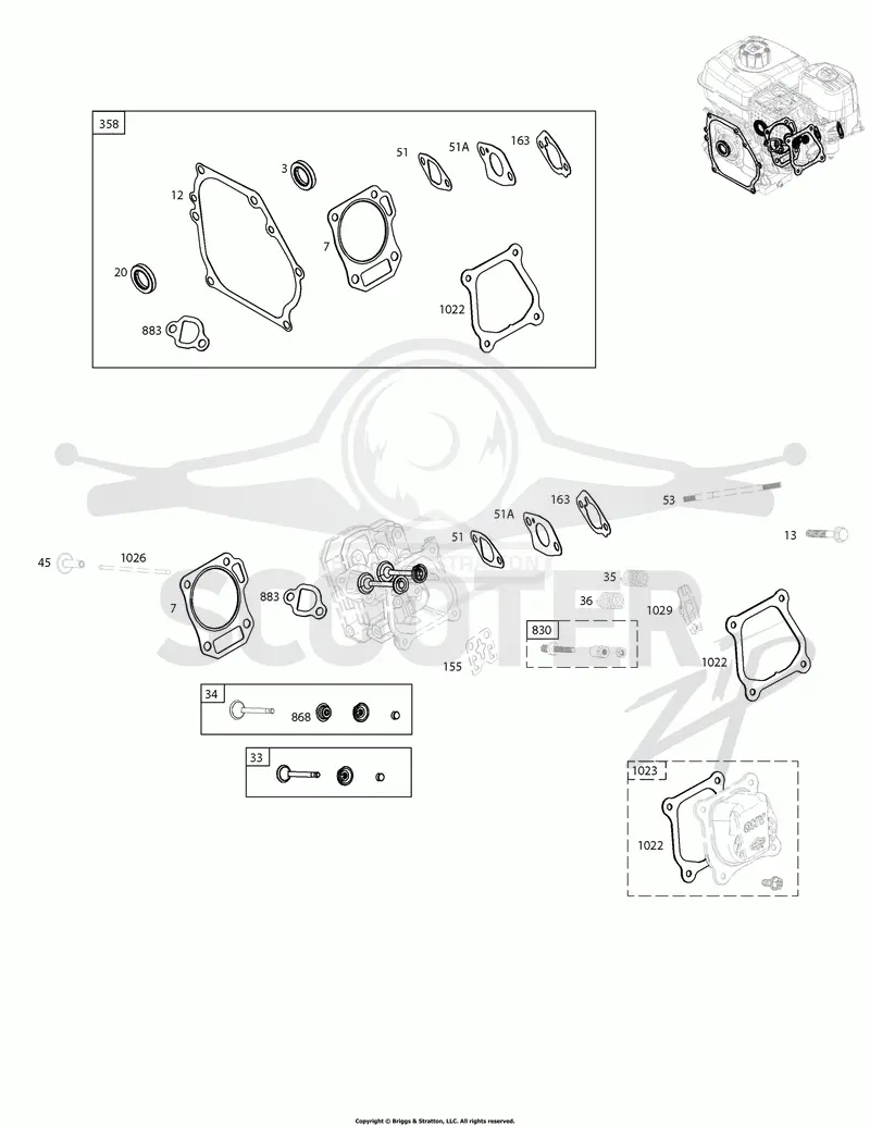 Cylinder Head, Gasket Sets