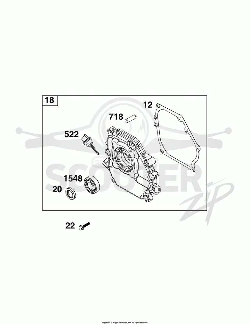 Crankcase Cover/Sump and Lubrication Group
