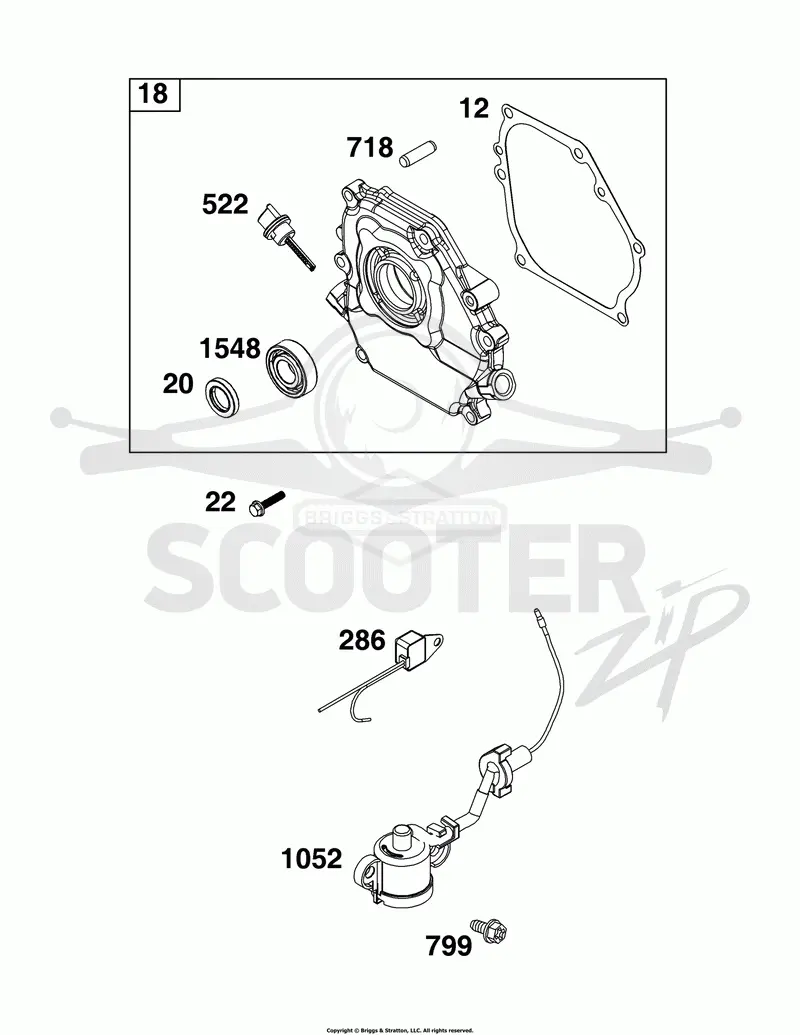 Crankcase Cover/Sump and Lubrication Group