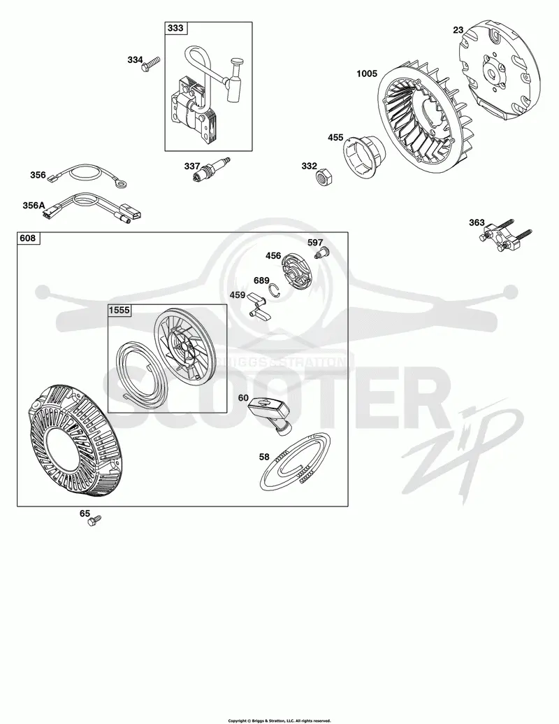 Flywheel, Ignition, and Starter Group