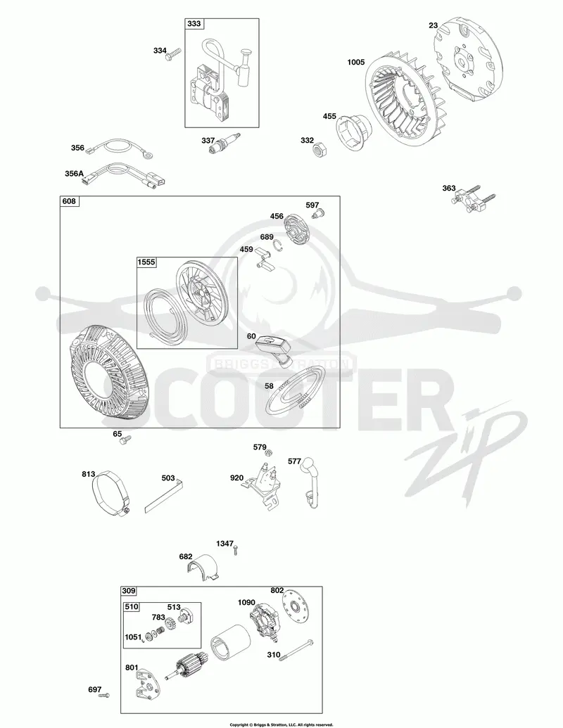 Flywheel, Ignition, and Starter Group