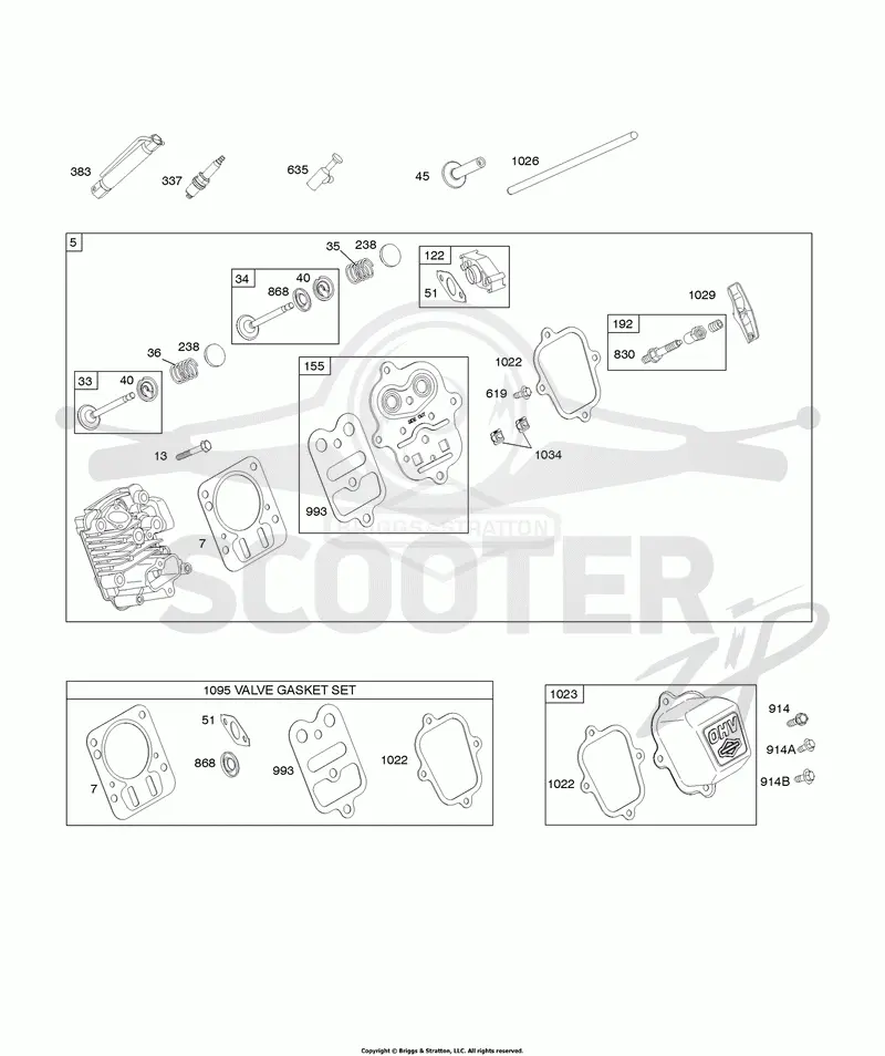 Cylinder Head, Kit/Valve Gasket