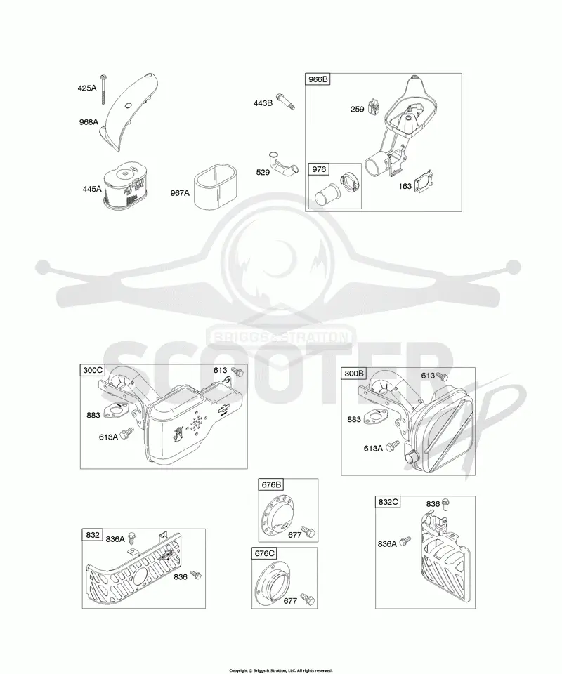 Air Cleaner, Muffler