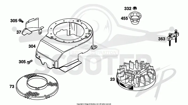 Blower Hsg, Flywheel