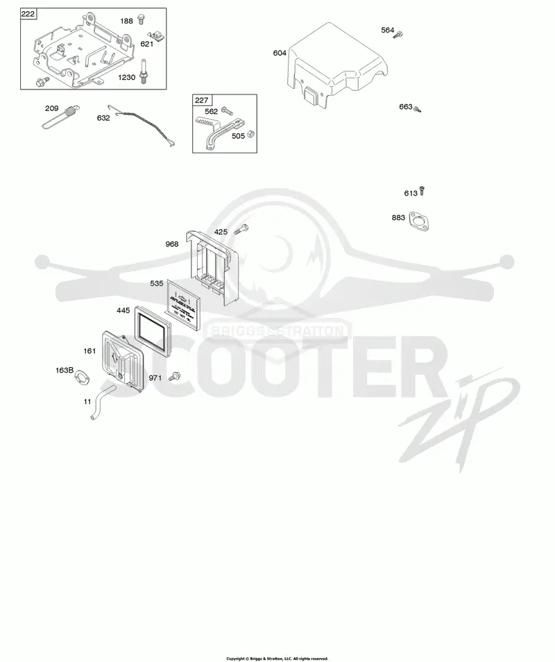 Control Bracket, Air Cleaner