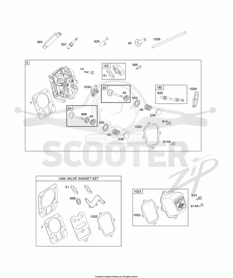 Cylinder Head, Rocker Arm Cover