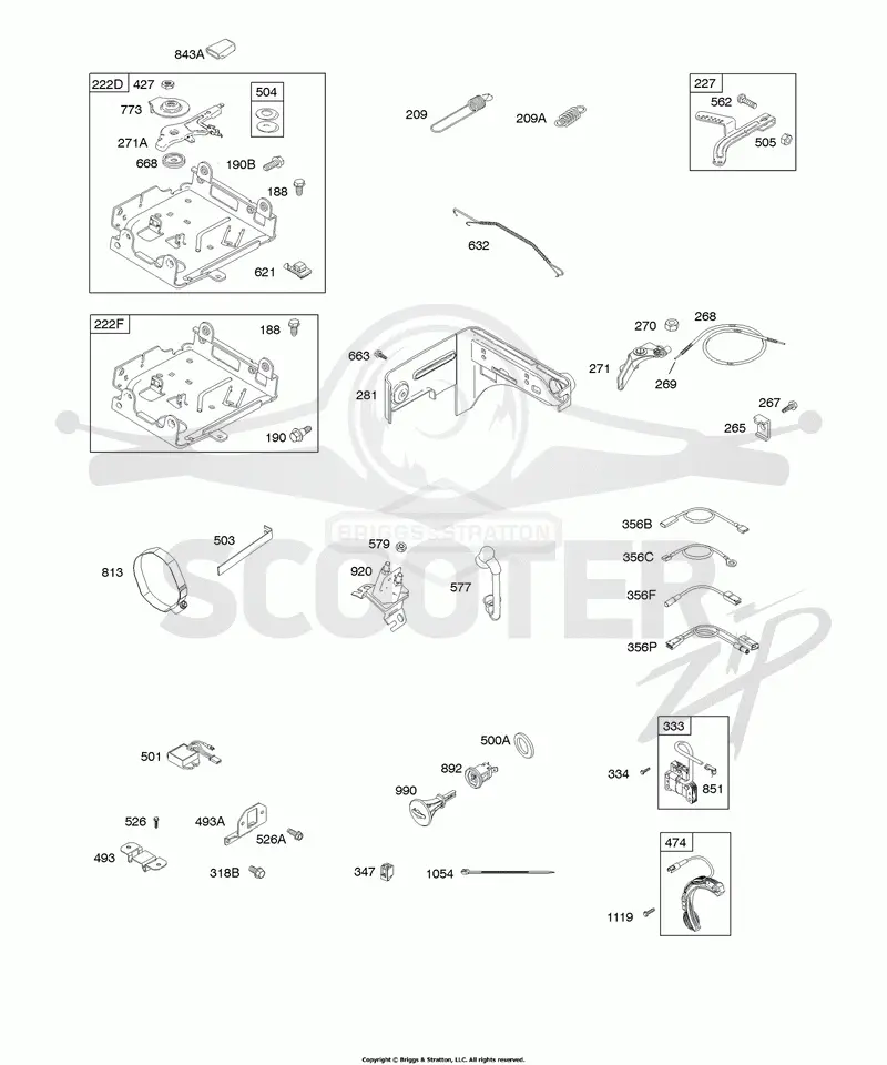 Controls, Governor Spring, Ignition