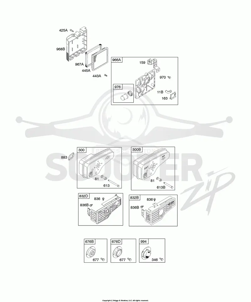 Air Cleaner, Exhaust System