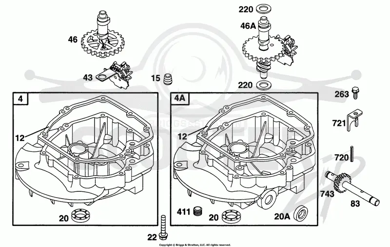 Sump Bases, Cams