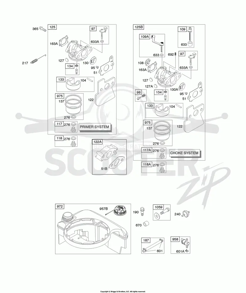 Carburetor, Fuel Supply