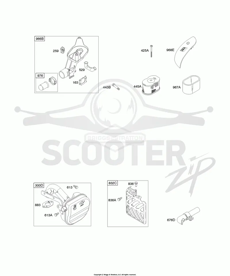 Air Cleaner, Exhaust System