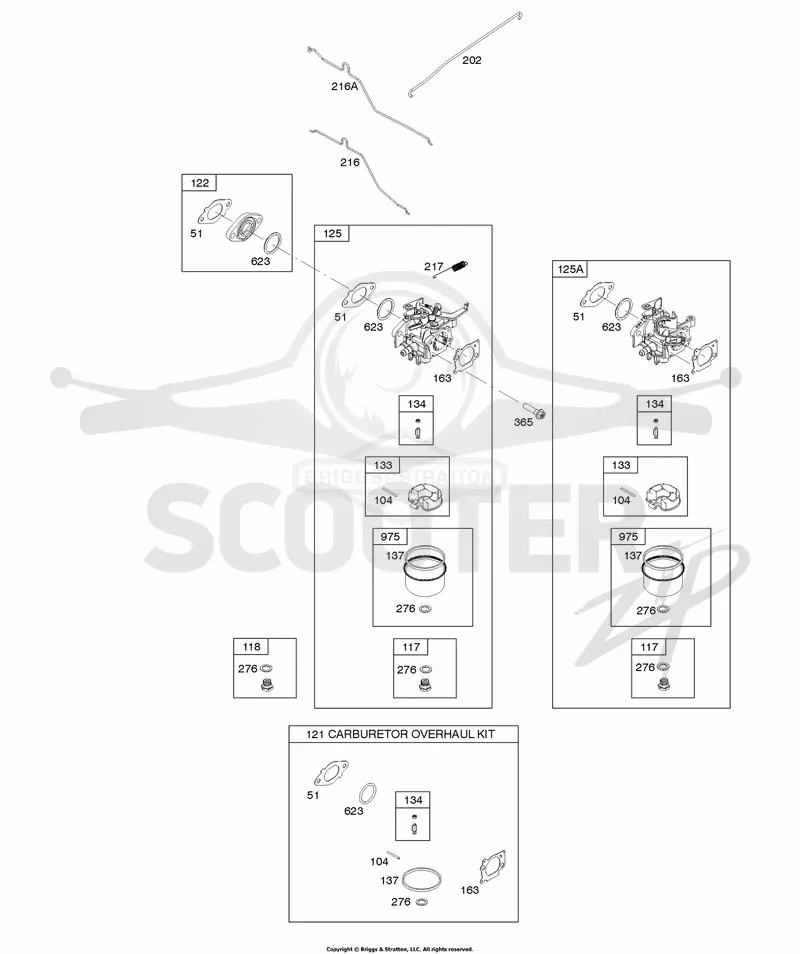 Carburetor, Carburetor Overhaul Kit