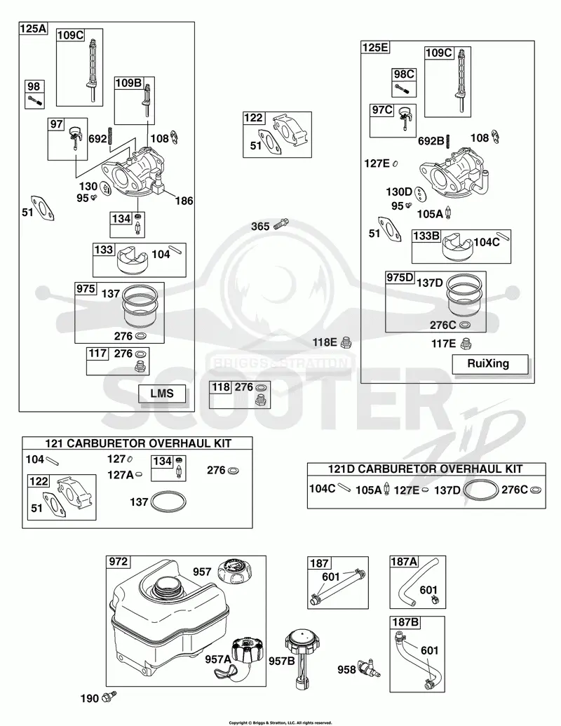 Carburetor, Fuel Supply
