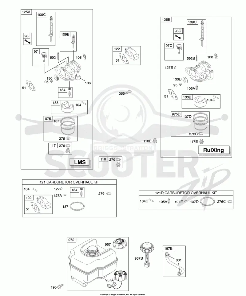 Carburetor, Fuel Supply