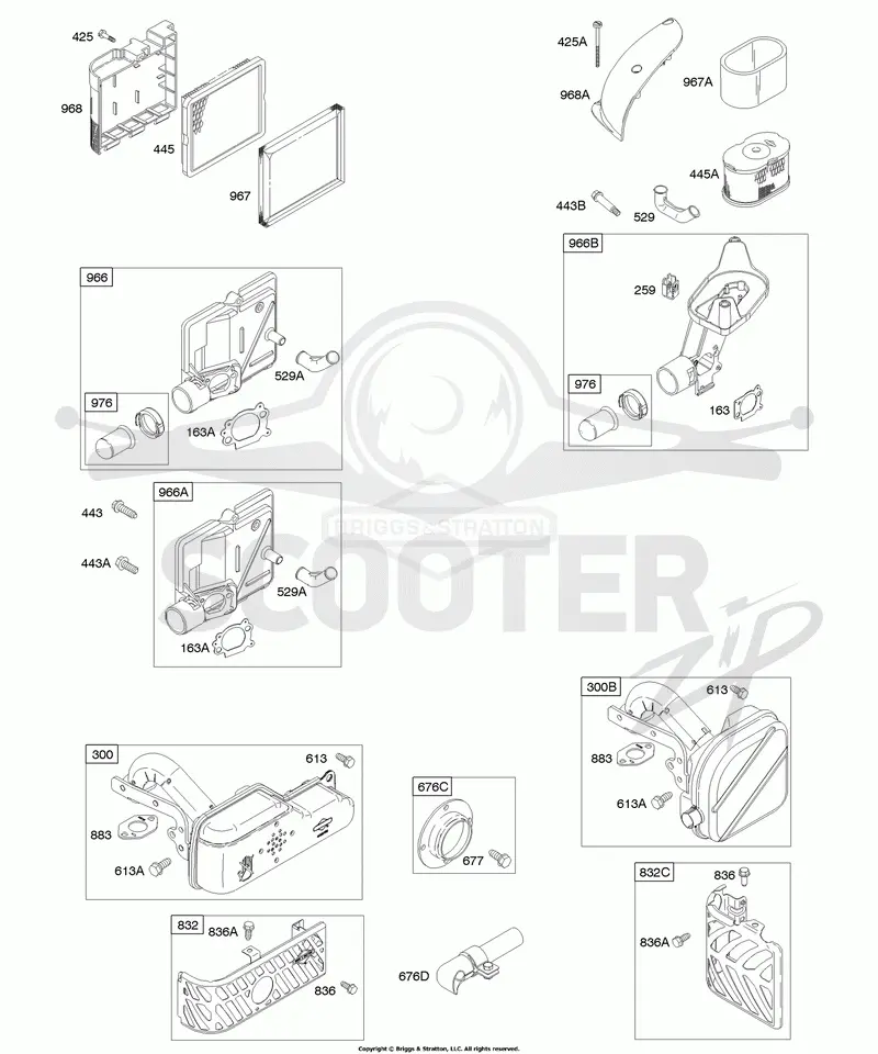 Air Cleaner, Exhaust System