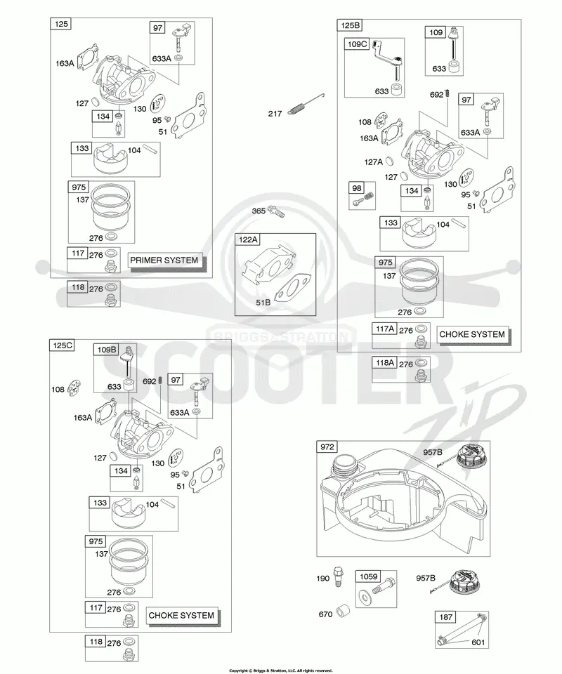 Carburetor, Fuel Supply