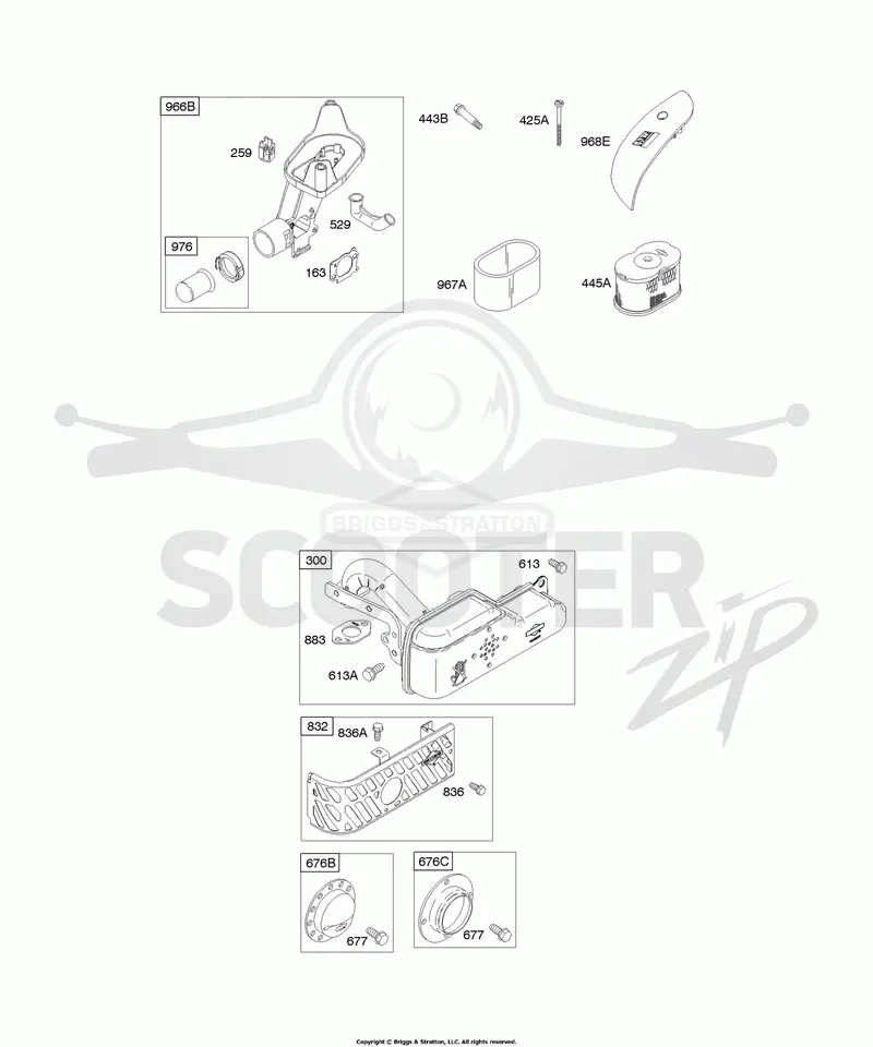 Air Cleaner, Exhaust System