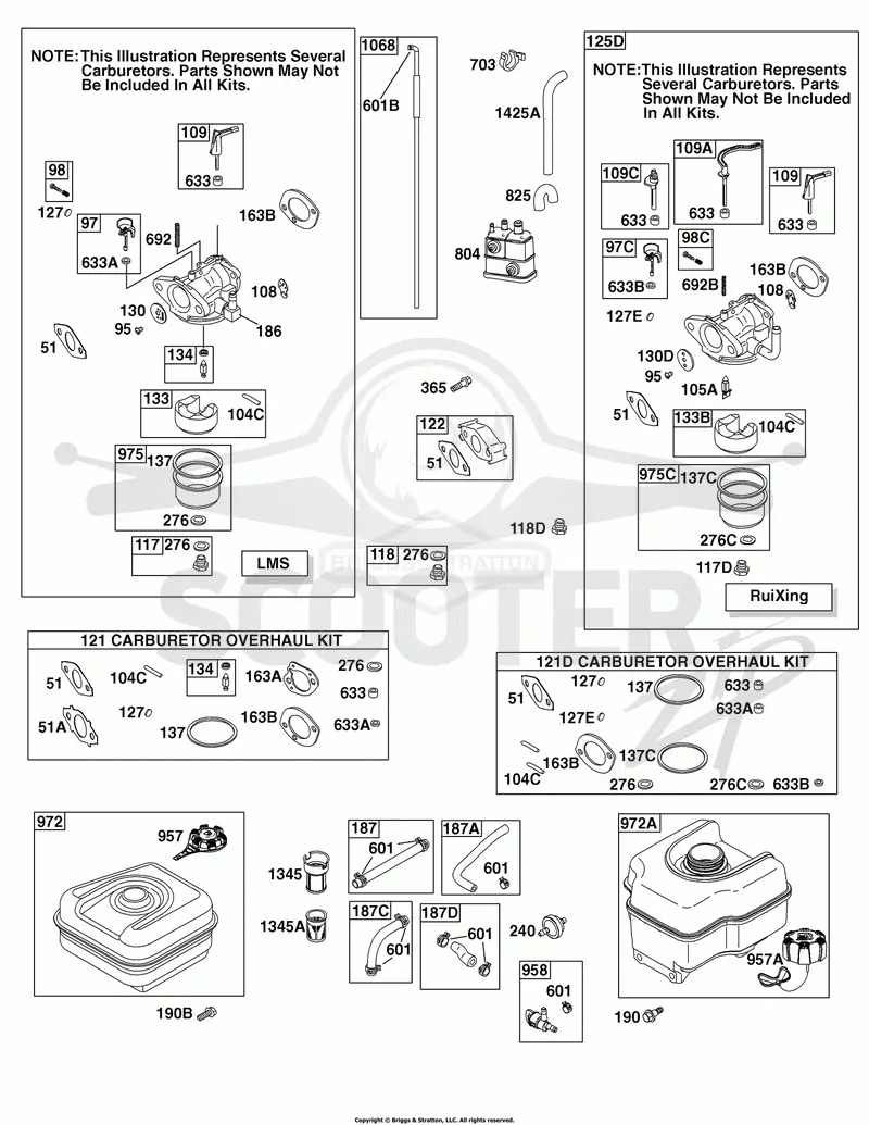 Carburetor, Fuel Supply