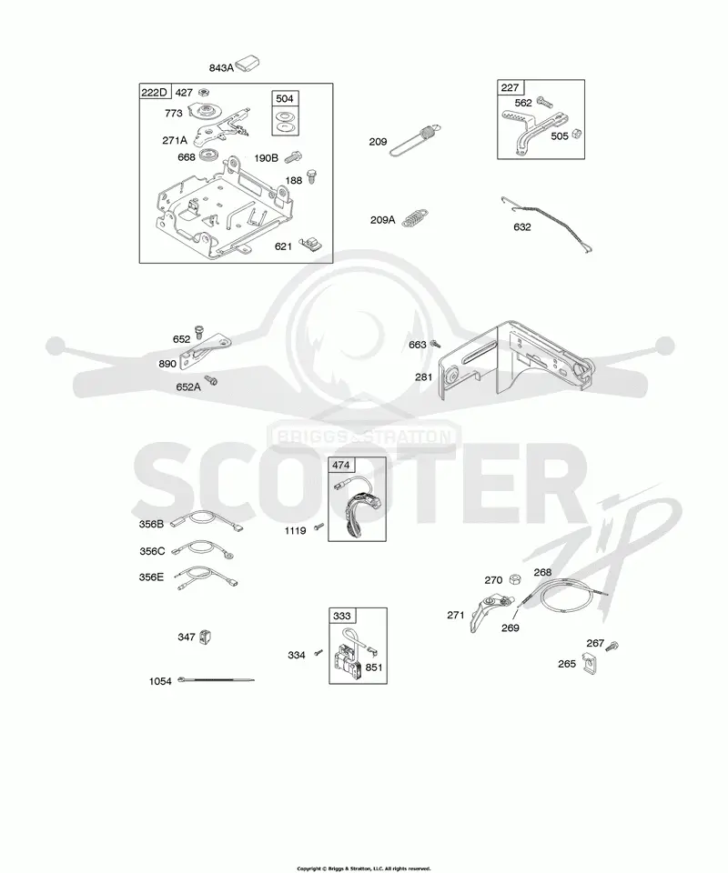 Controls, Governor Spring, Ignition