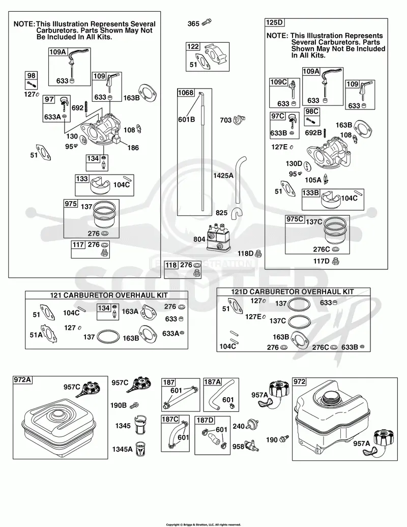 Carburetor, Fuel Supply