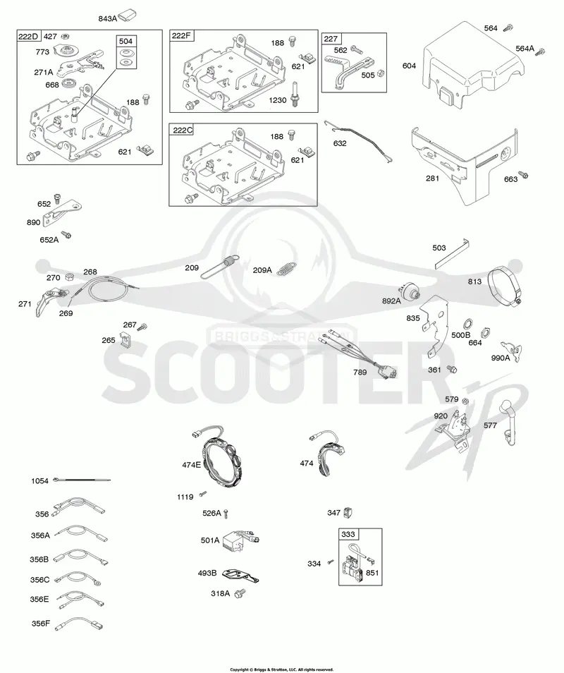 Controls, Governor Spring, Ignition