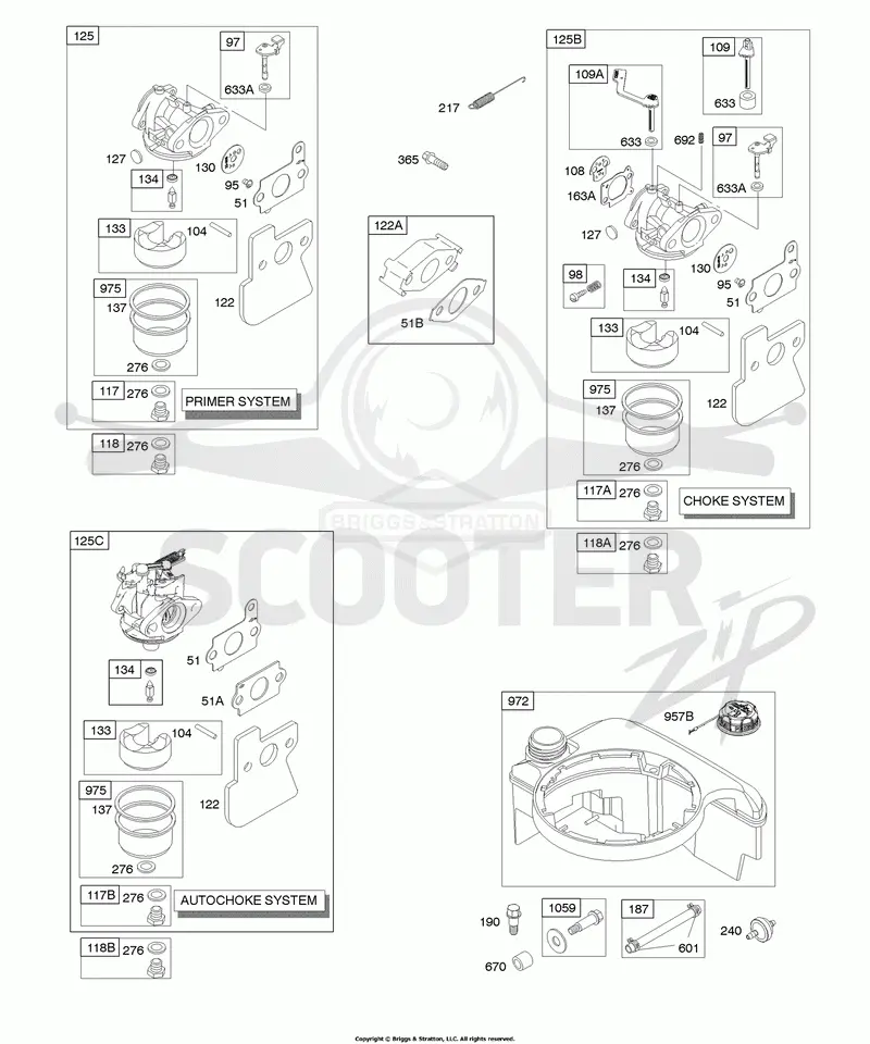 Carburetor, Fuel Supply