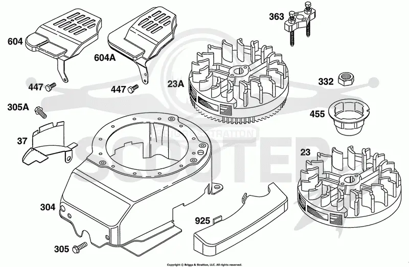 Blower Hsg, Flywheels