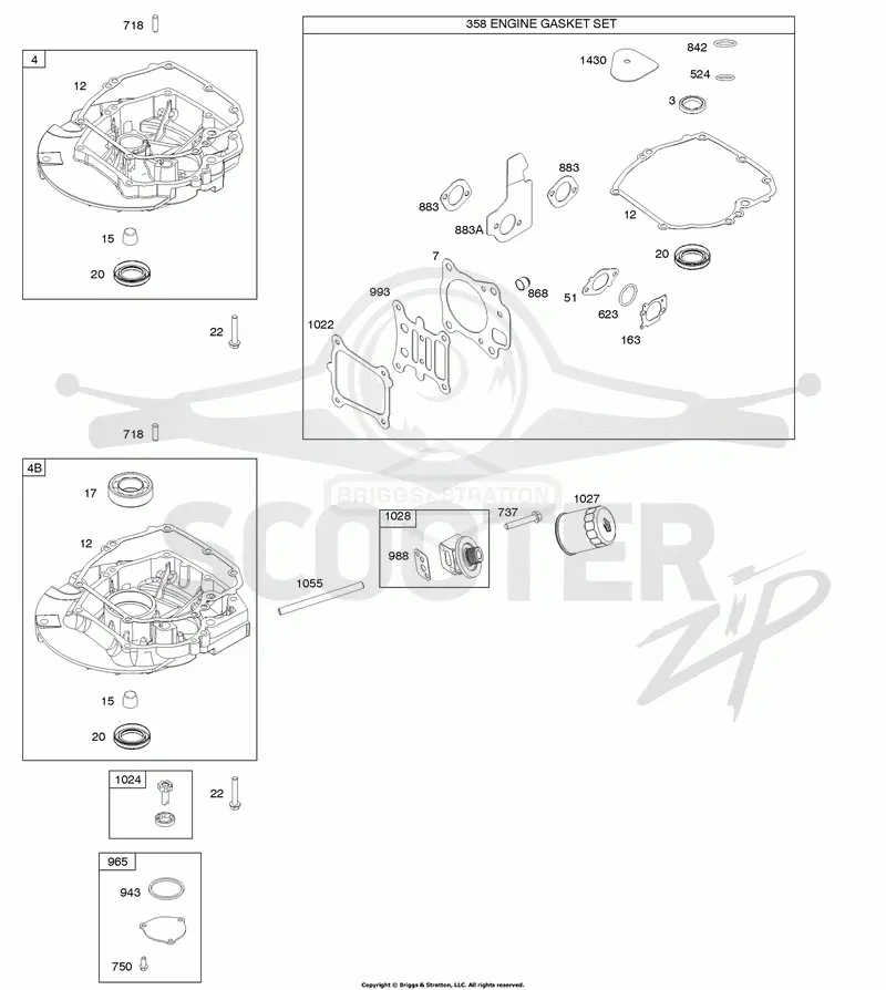 Gasket Set-Engine, Sump
