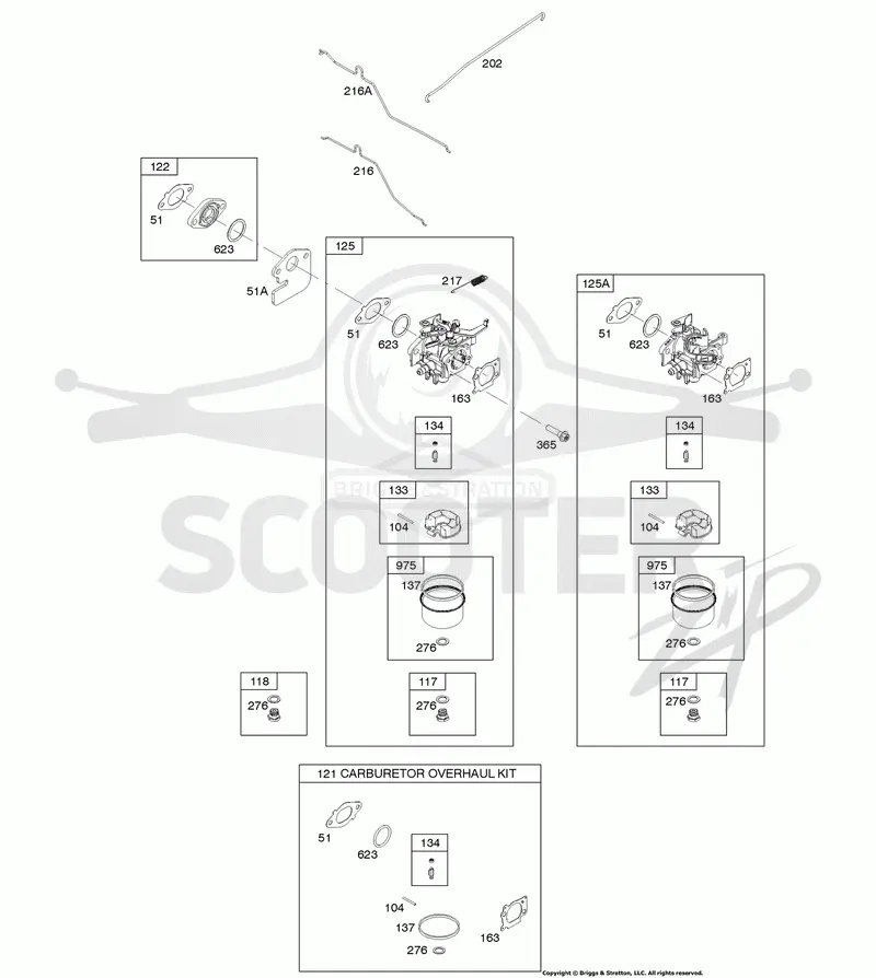 Carburetor, Carburetor Overhaul Kit