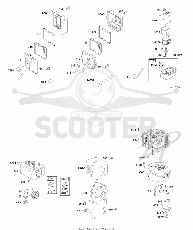 Air Cleaner, Exhaust System