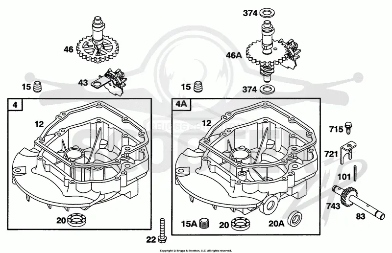 Sump Bases, Cams