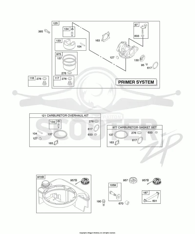Carburetor, Fuel Tank