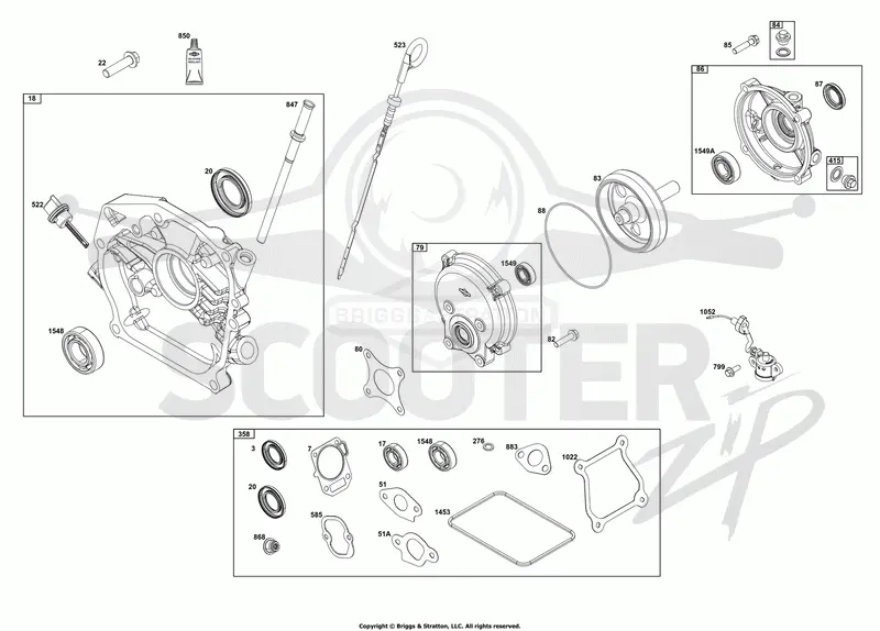 Crankcase Cover/Sump and Lubrication Group
