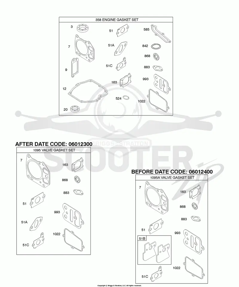 Engine Gasket Set, Valve Gasket Set