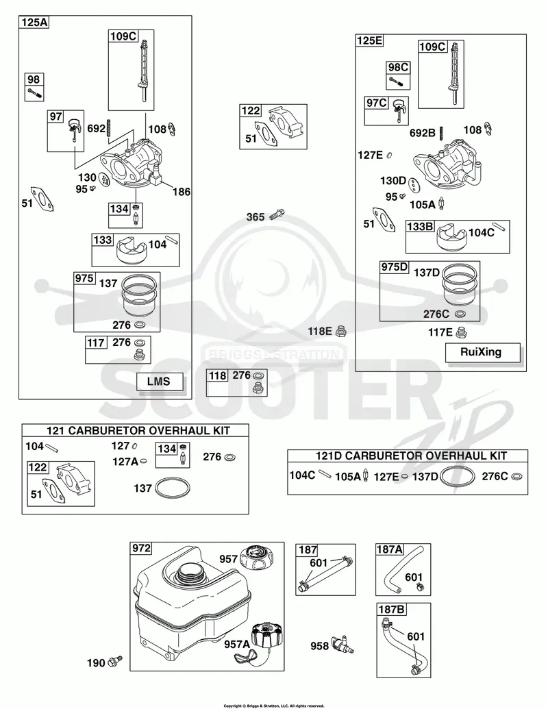 Carburetor, Fuel Supply