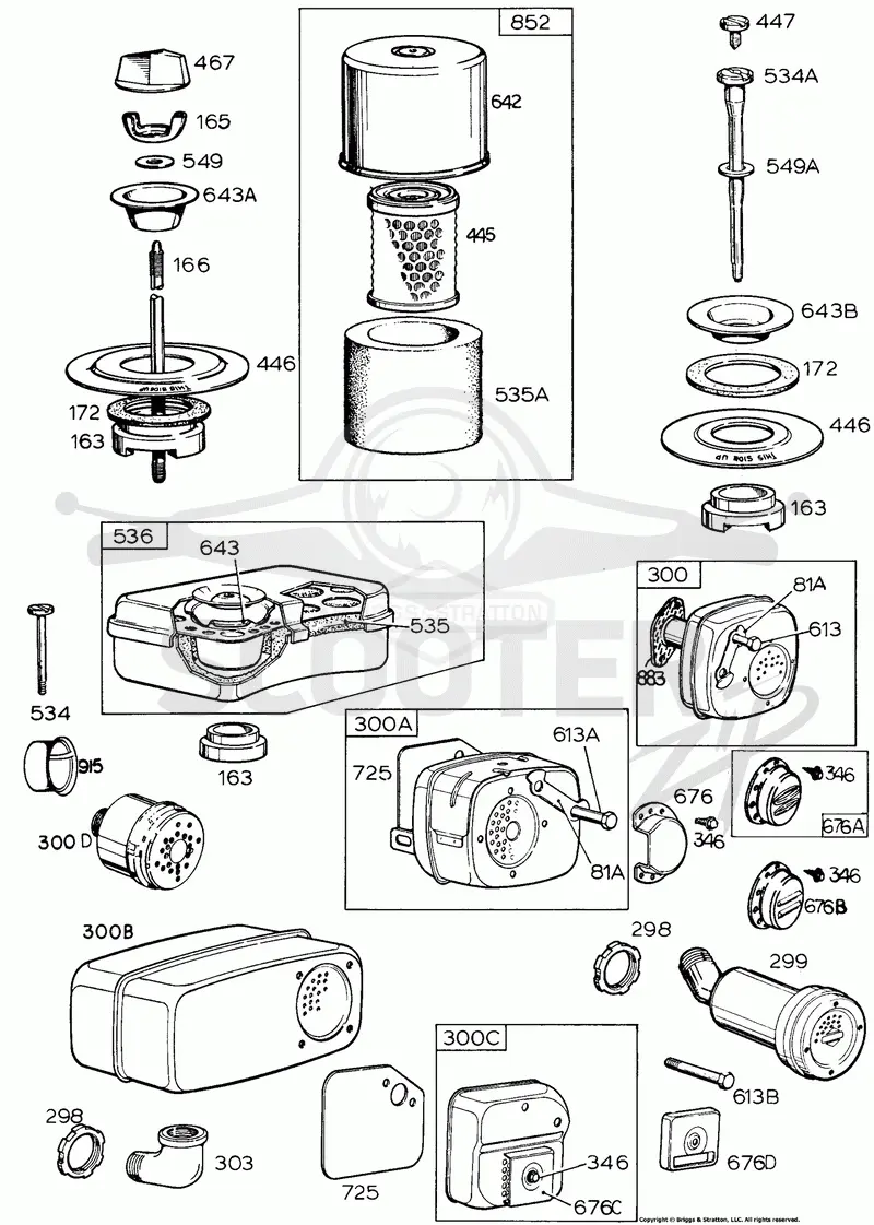 Air Cleaner Groups, Mufflers