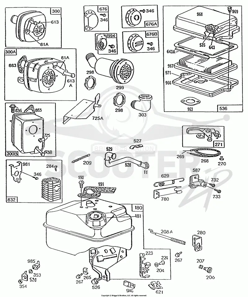 Mufflers,Deflectors,Fuel,A/C