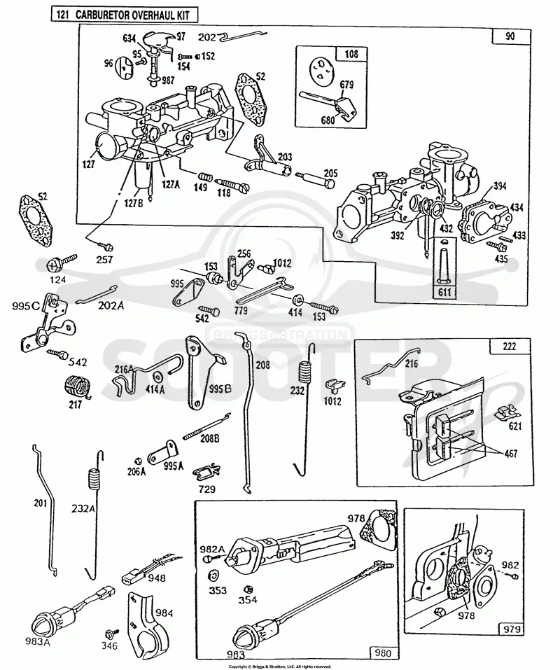 Carburetor,Controls,Oil Gard