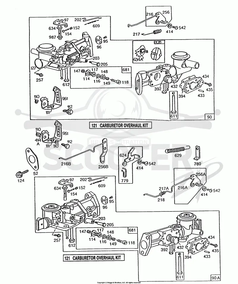 (2) Carburetor Assemblies